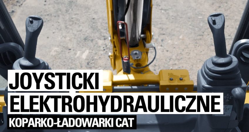 Joysticki elektrohydrauliczne w koparko-ładowarkach Cat | Bergerat Monnoyeur