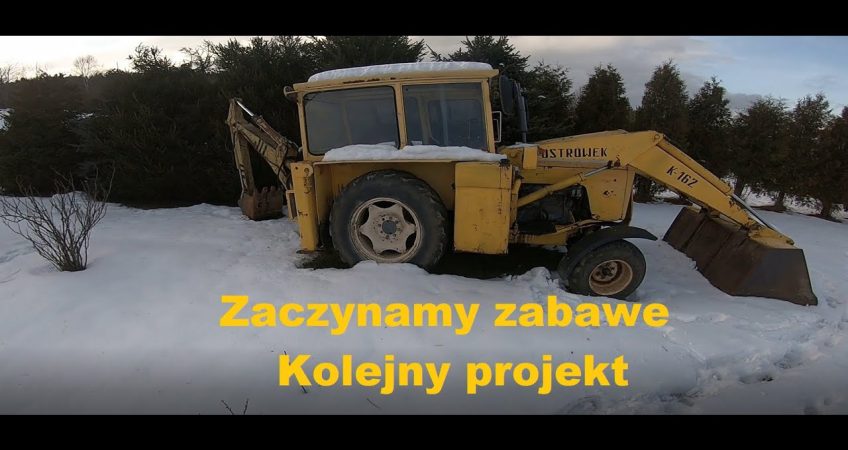 Vlog#90/Koparko-ładowarka Ostrówek K-162 1984/remont/Renovation of a backhoe loader/S2E70/Serial#